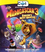 Madagaskaras 3 3D Blu-ray